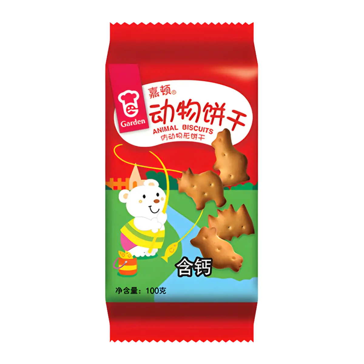Garden Animal Shaped Cookies 100G 1