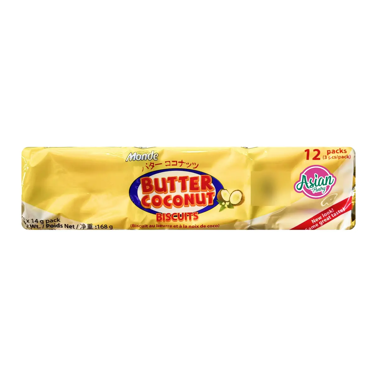 Monde Nissin Butter Coconut Biscuits 168G 1