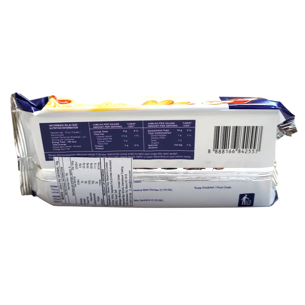 Genji Original Pie Biscuit 70G 2