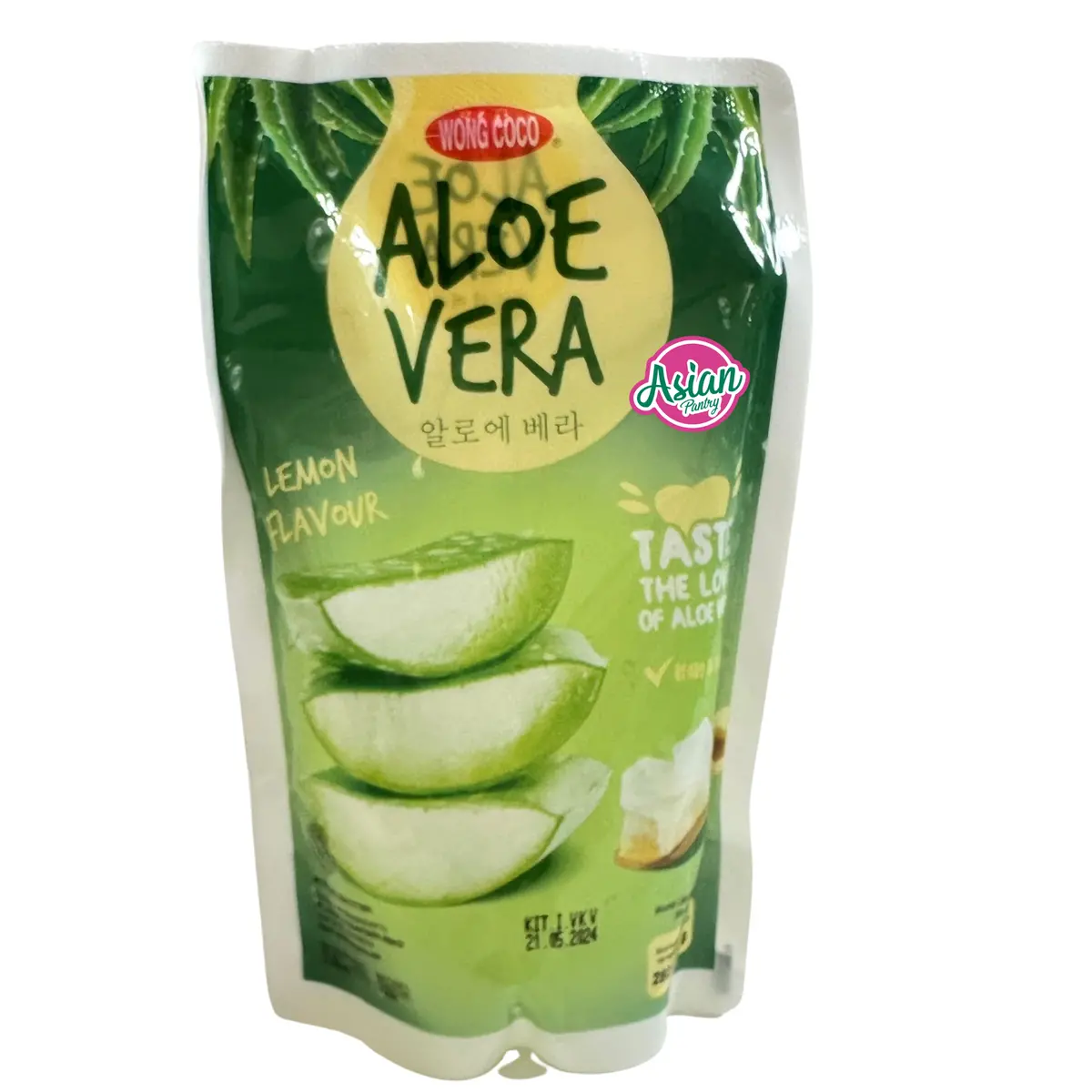 Wong Coco Aloe Vera Lemon Flavour 140G 1