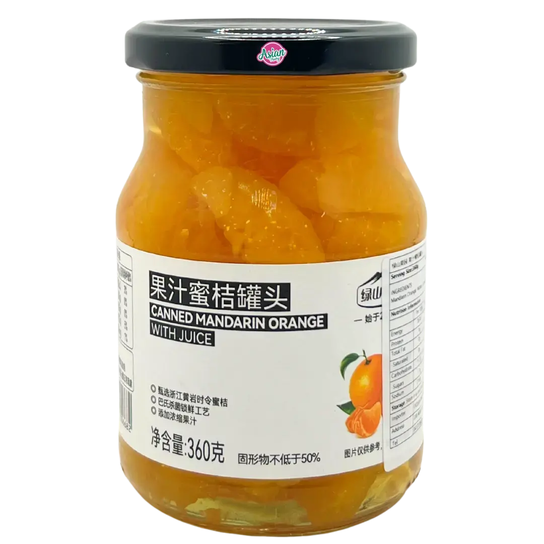 Lushanguoyuan Canned Mandarin Orange With Juice 360G 1