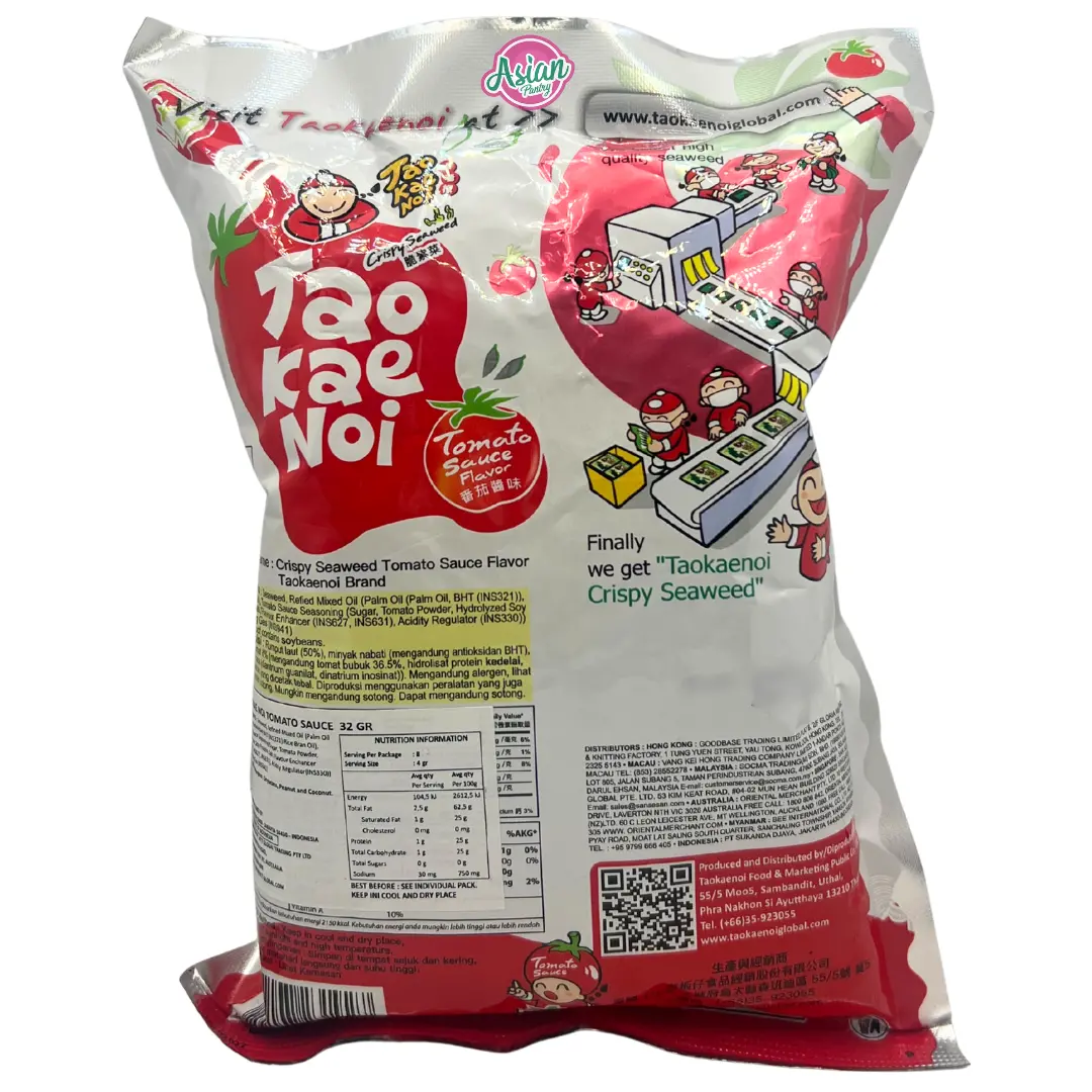 Tao Kae Noi Crispy Seaweed Tomato Sauce Flavour 32G 2