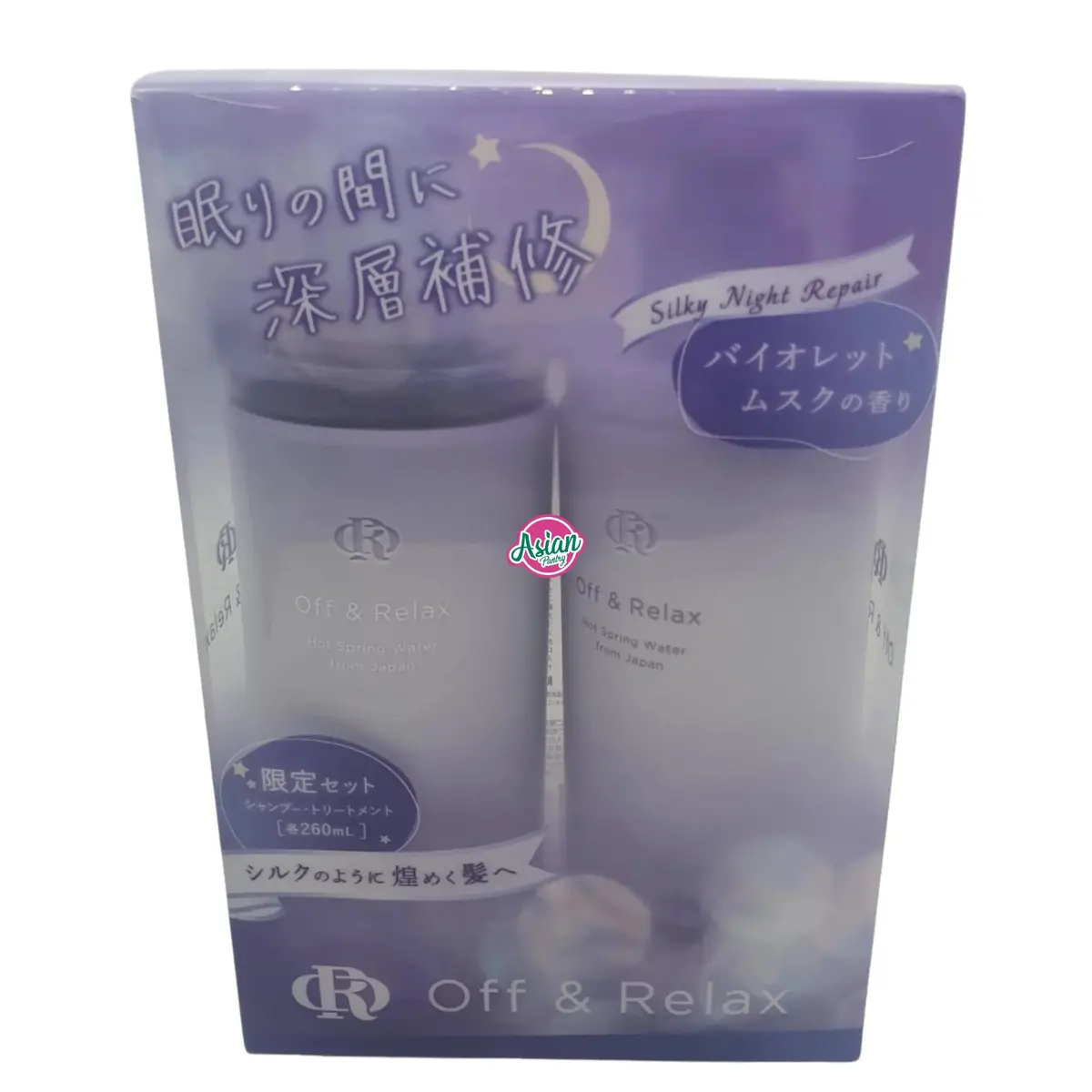 Off&Relax Night Repair Shampoo And Conditioner Set 520G 1