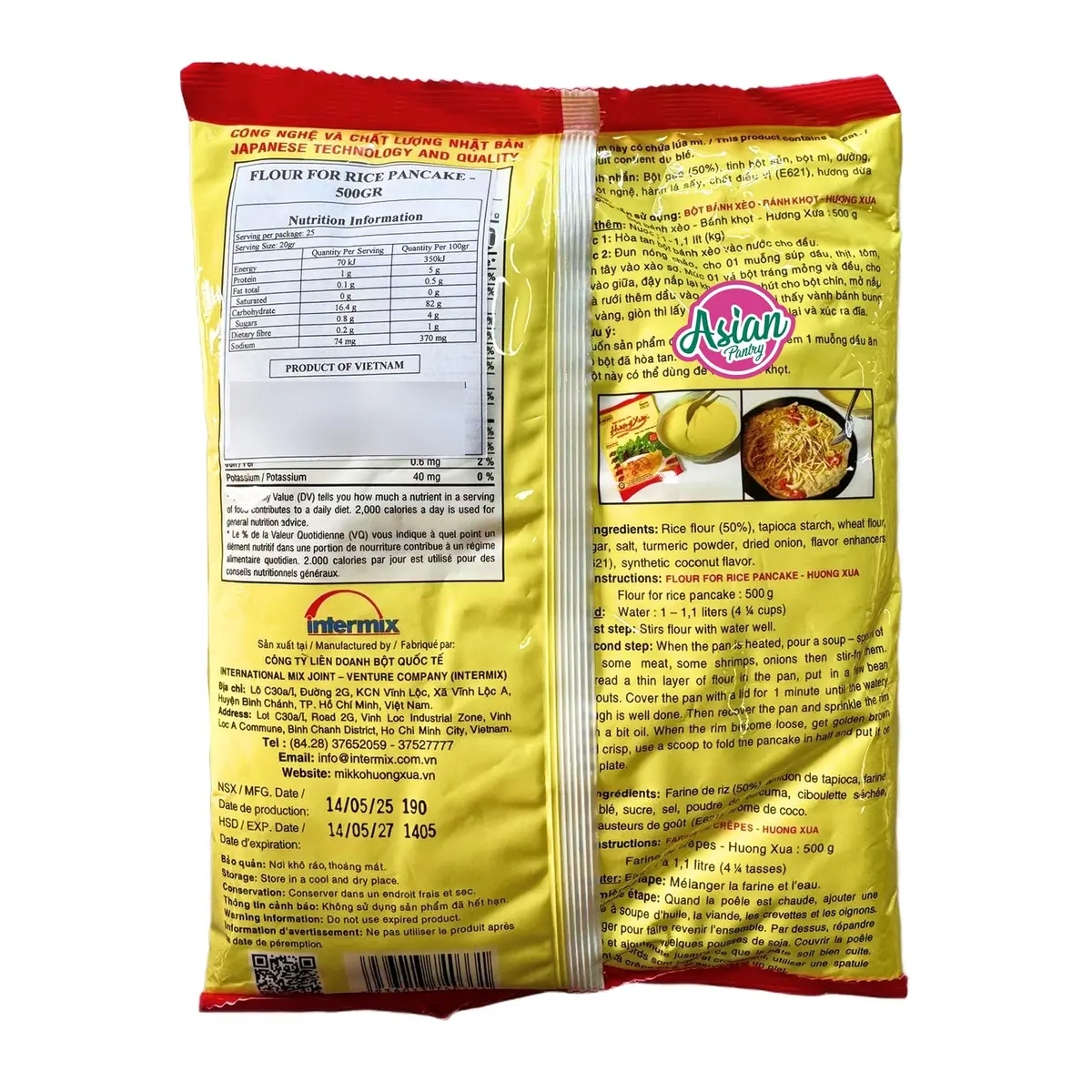 Mikko Banh Xeo Rice Pancake Flour 500G 2