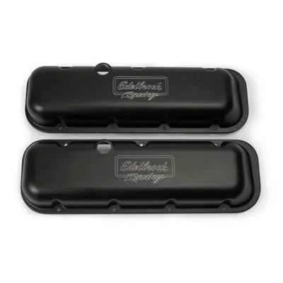 Edelbrock 41813 Victor Series Billet Aluminum Valve Covers 1
