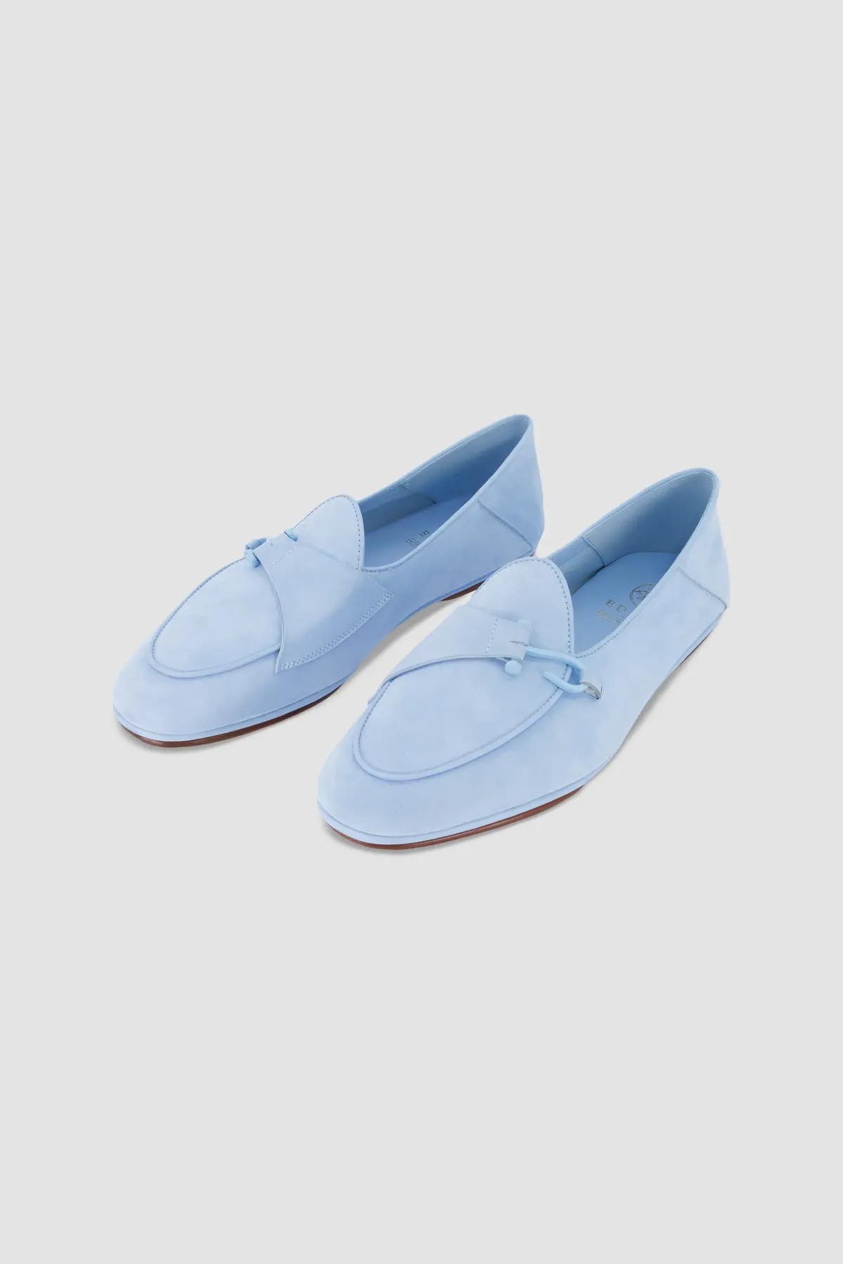 Edhen Milano Comporta Fly Light Blue Suede Loafers 1