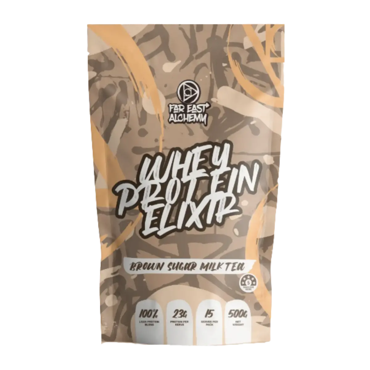 Far East Alchemy Whey Protein Elixir Brown Sugar Milk Tea 500G 1