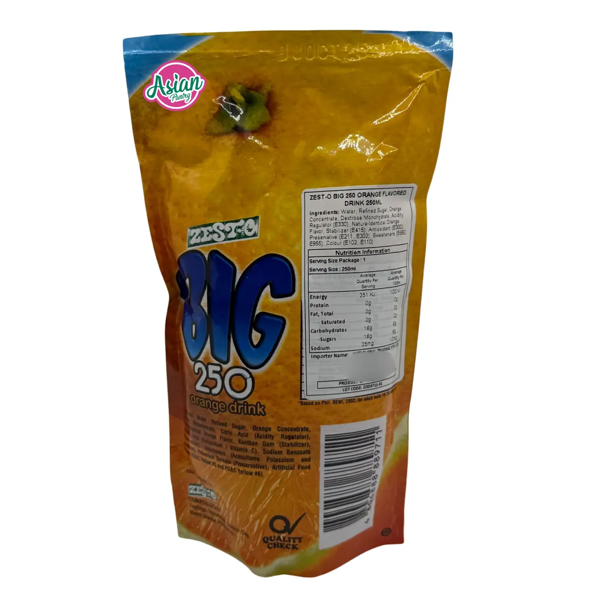 Zesto Big Orange Drink 250Ml 1
