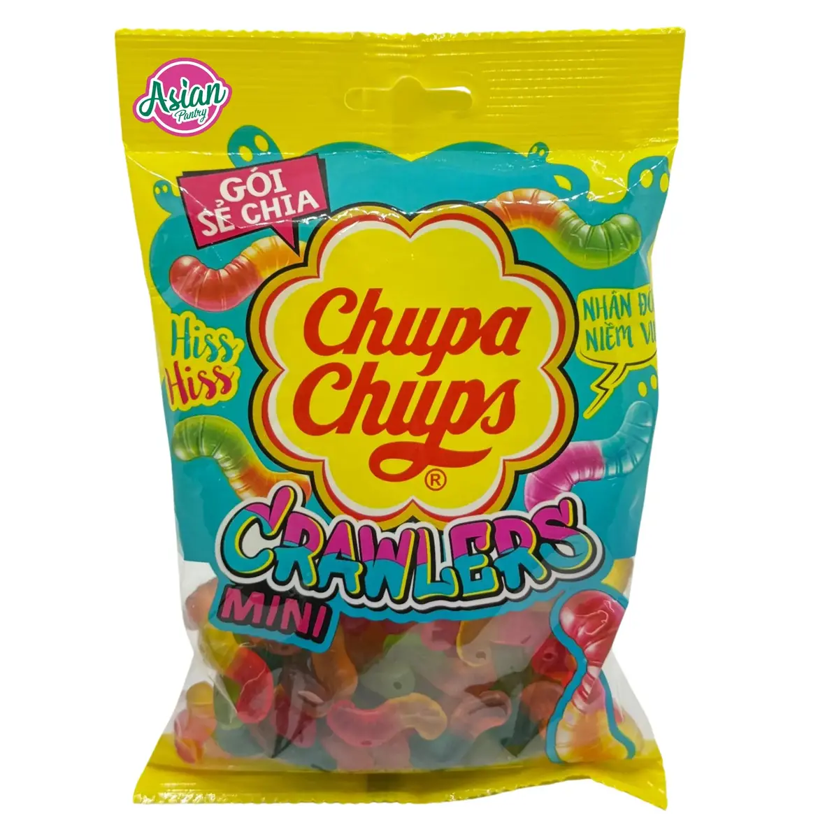 Chupa Chups Mini Crawlers Jelly Candy Assorted Fruit Flavour 160G (Bbd: 14/12/2025) 1