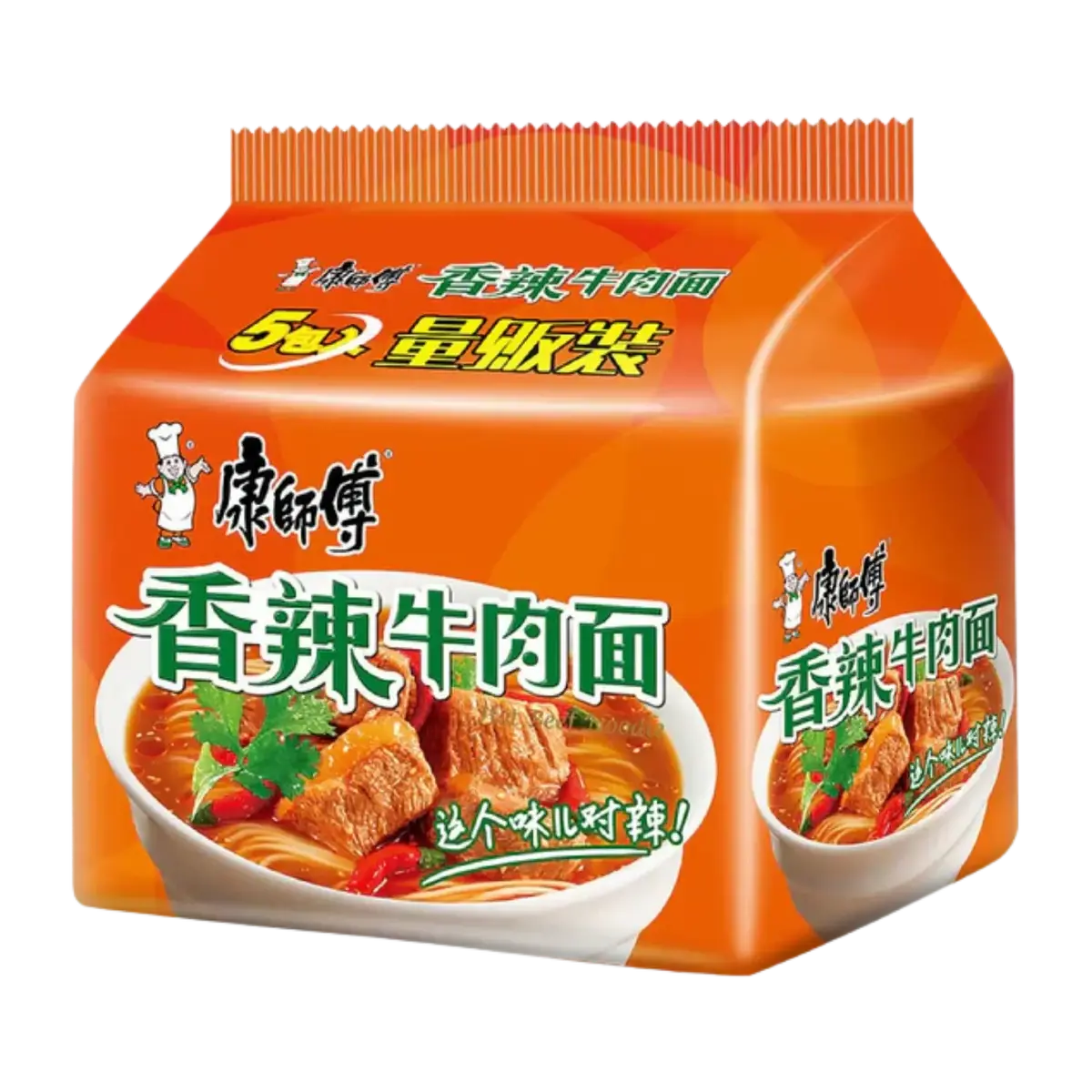 Kang Shi Fu Pack Soup Noodle Pack Hot & Spicy Beef Flavour 1