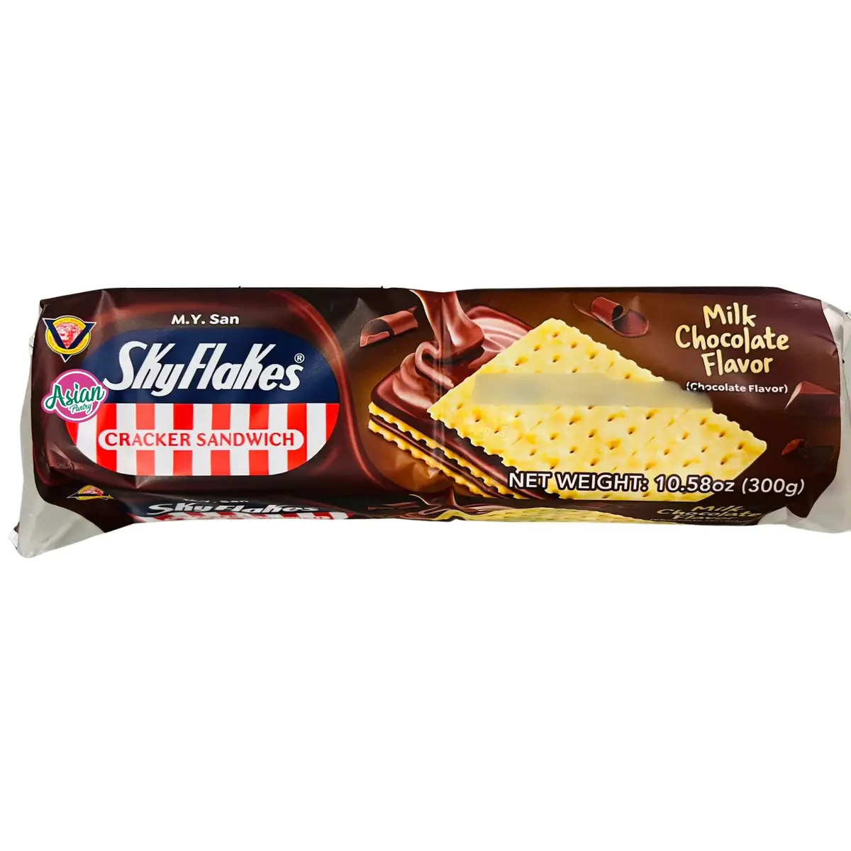 M.Y. San Skyflakes Cracker Sandwich Milk Chocolate Flavour 300G 1