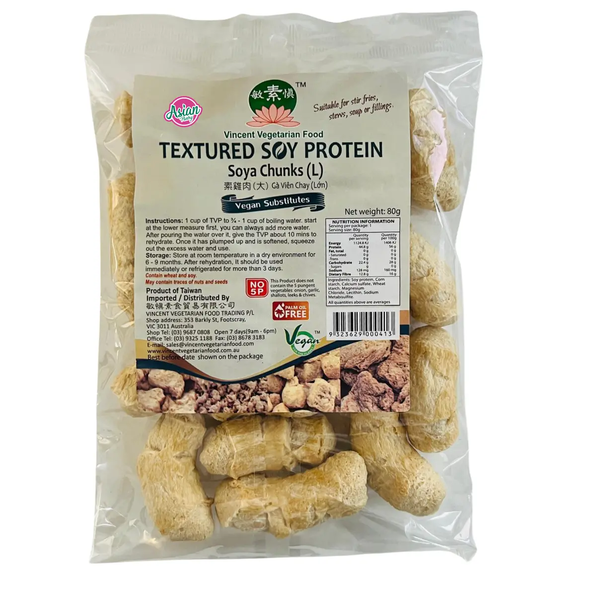 Vvf Vegan Soya Chunk (L) 80G 1