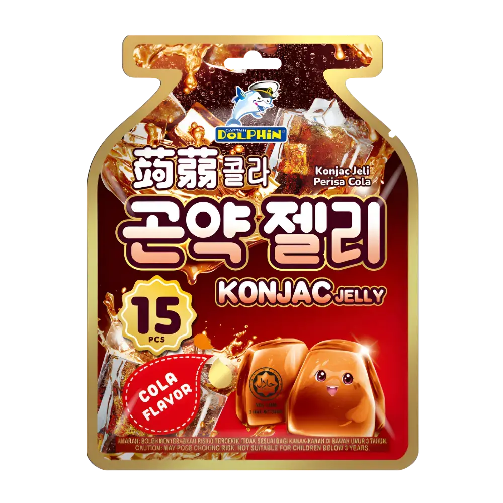 Dolphin Konjac Jelly Cola Flavour 15Pcs 300G 1