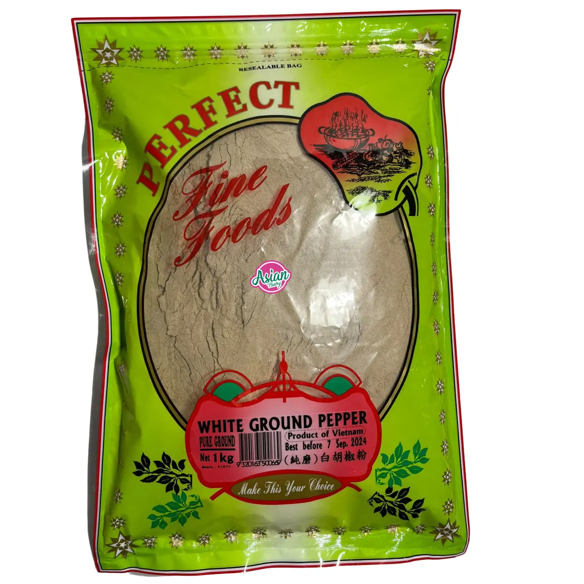 Perfect Fine Foods White Ground Pepper 1000G 1