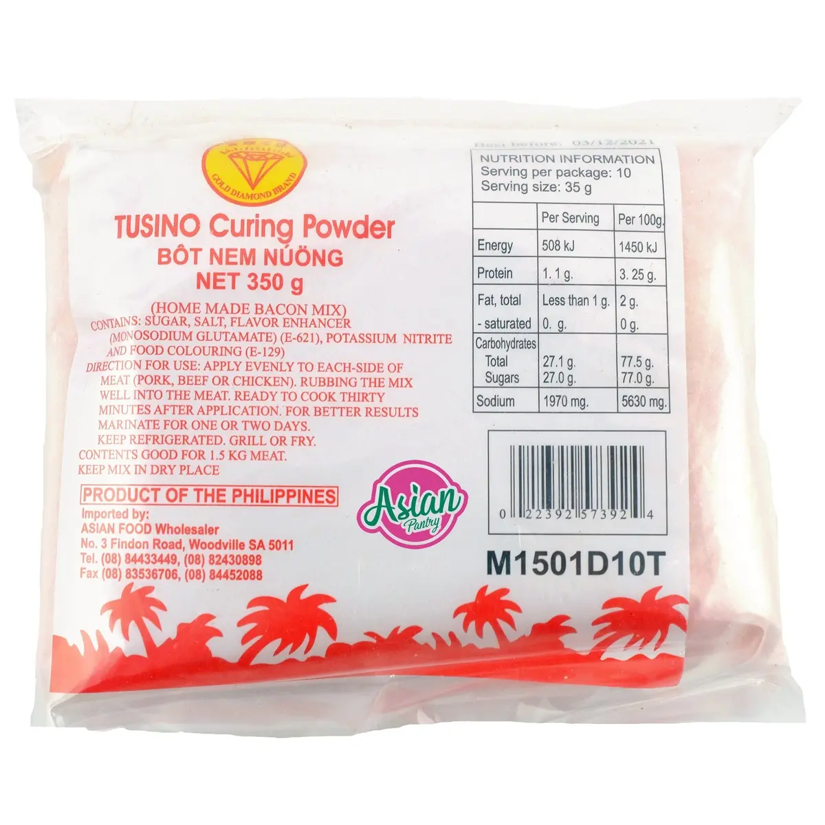 Gold Diamond Tusino Curing Powder 350G 1