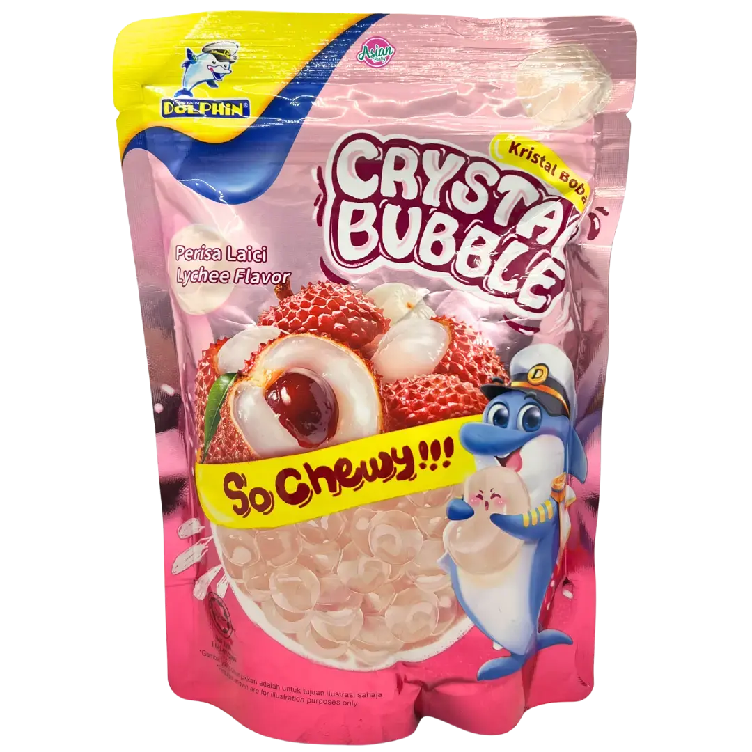 Dolphin Crystal Bubble Boba Lychee Flavour 600G 1