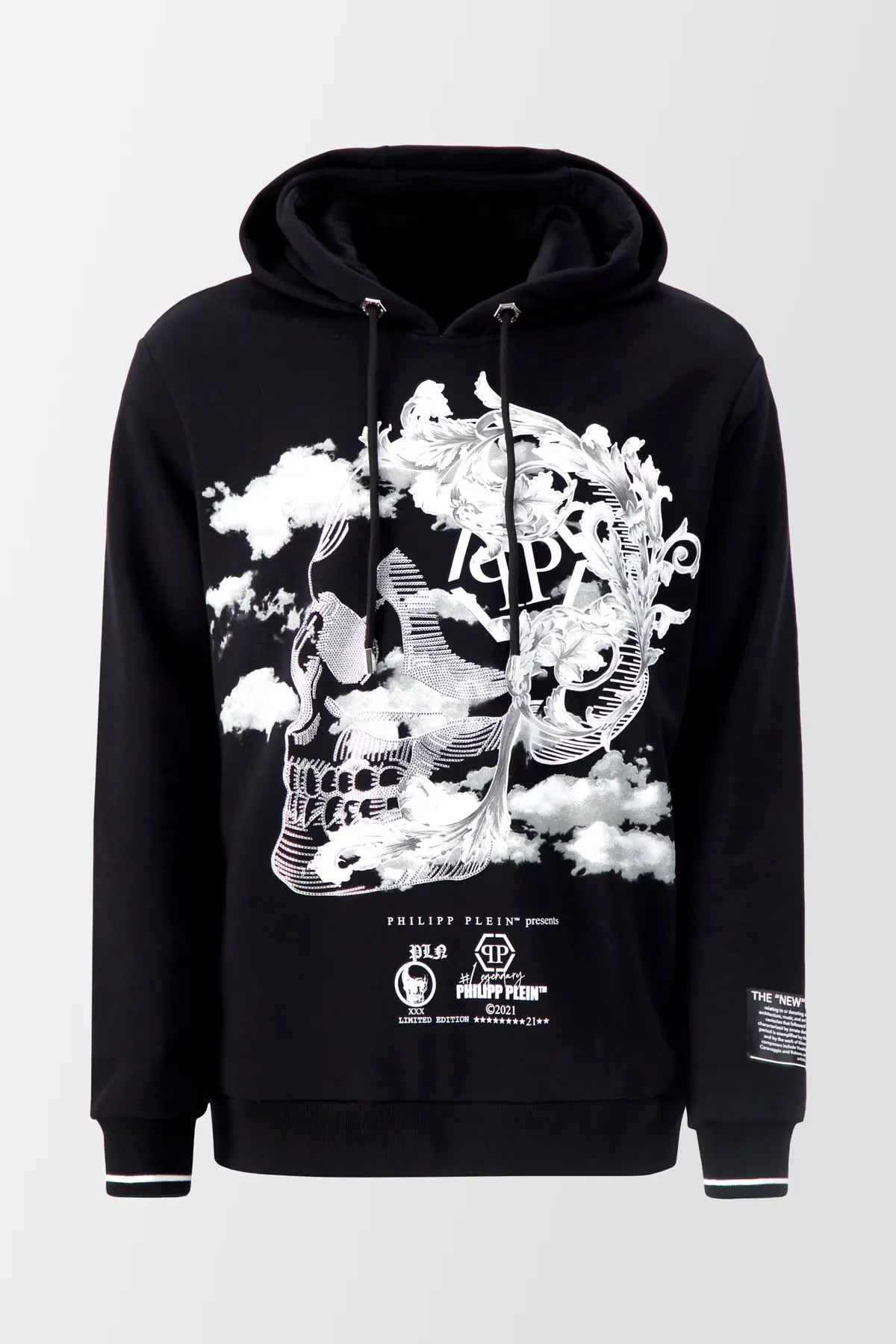 Philipp Plein Black Baroque Hoodie 1