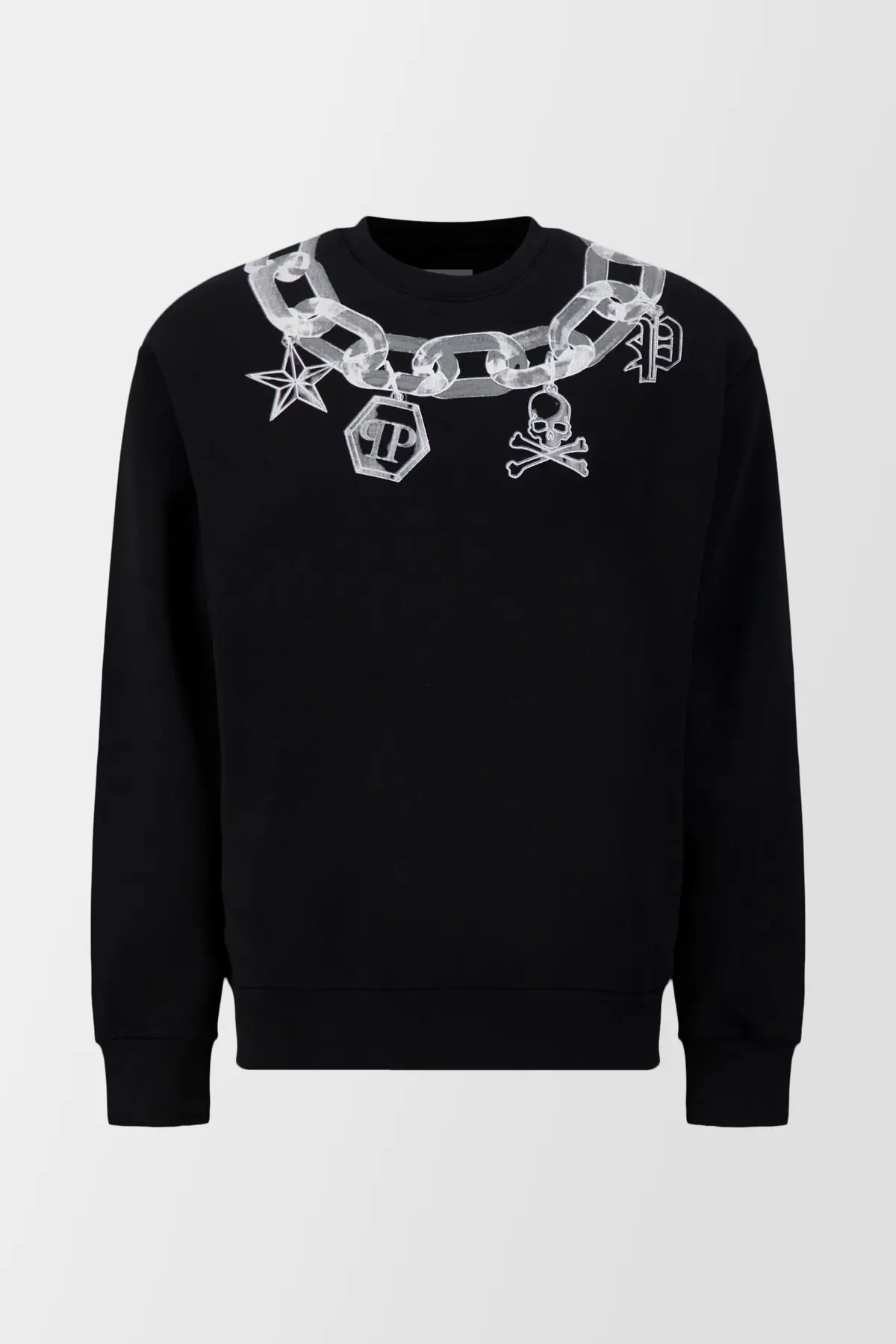 Philipp Plein Black Ls Sweatshirt 1