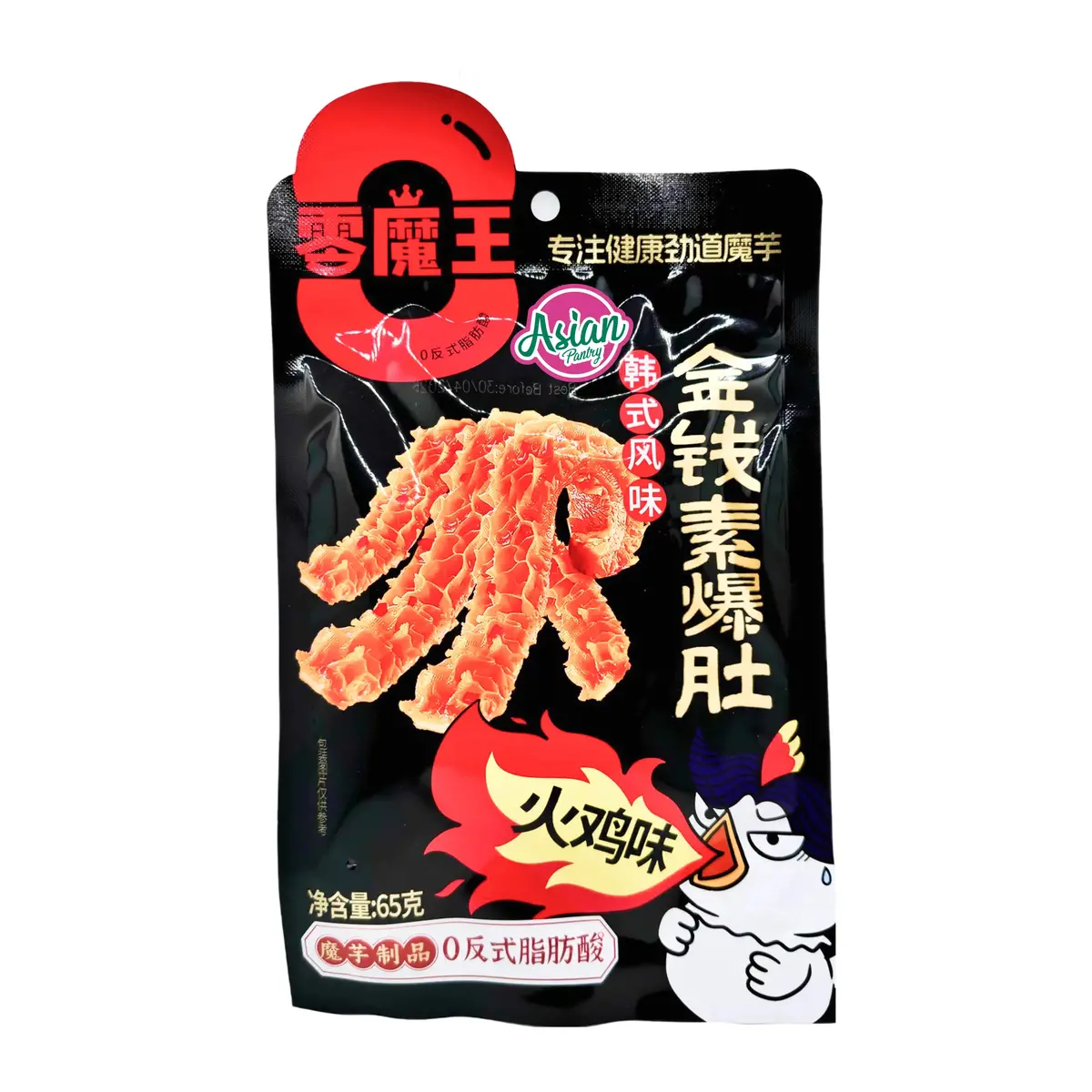 Lingmowang Strips Vegetarian Konjac (Mala Flavour) 65G 1