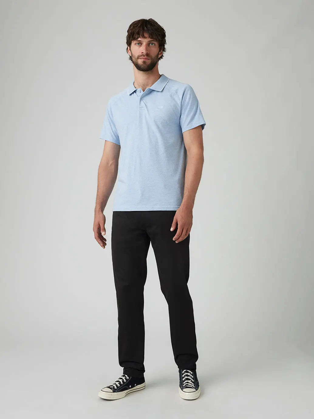 Men's Black Straight Fit Tech Pant 2