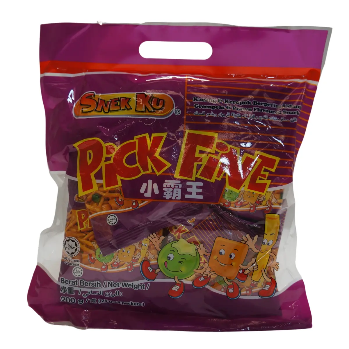 Snek Ku Pick Fine Snack 8Pk 200G (Bbd: 01/04/2026) 1