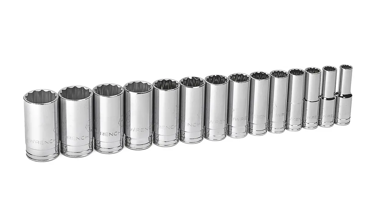 Gearwrench Deep Impact Socket Set – 80732, Full-Depth Design For Extended Fastener Access 1