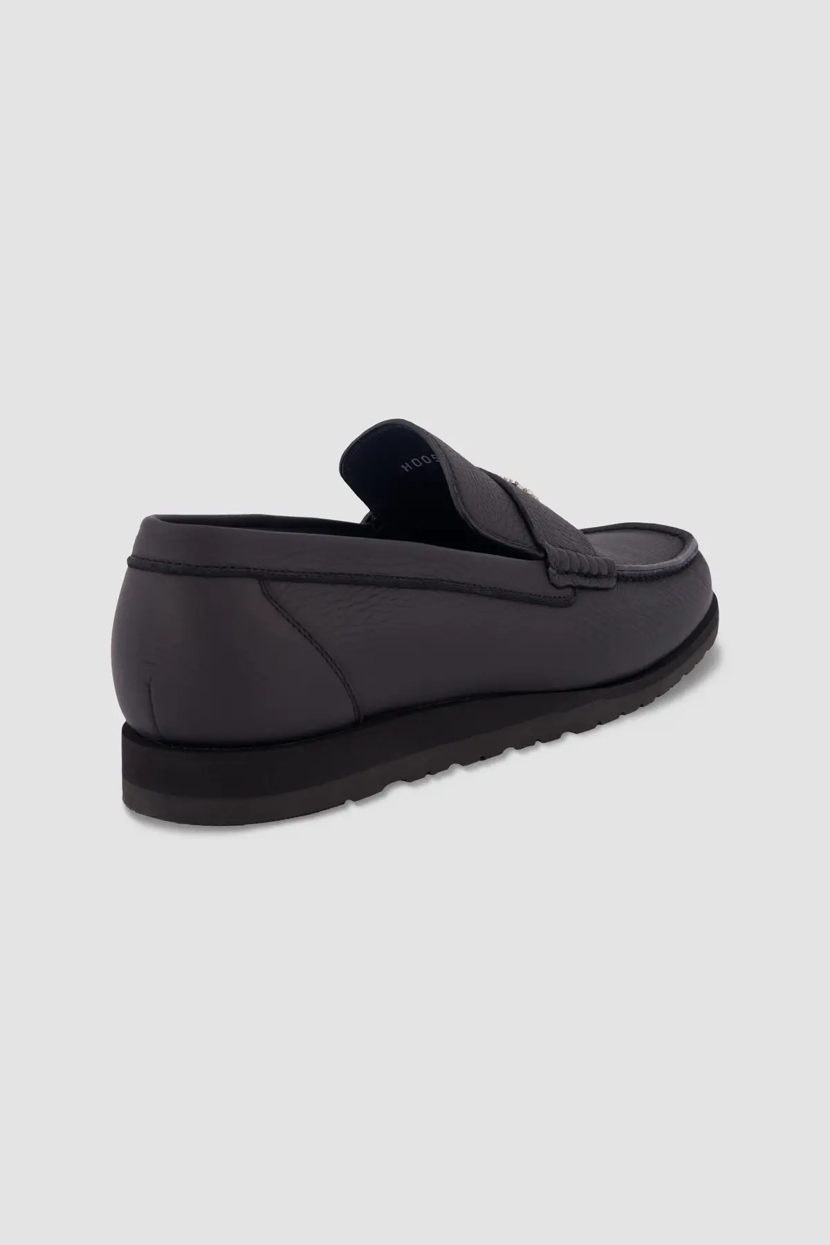 Zilli Black Hand Sew With Lion De Moccasins 4