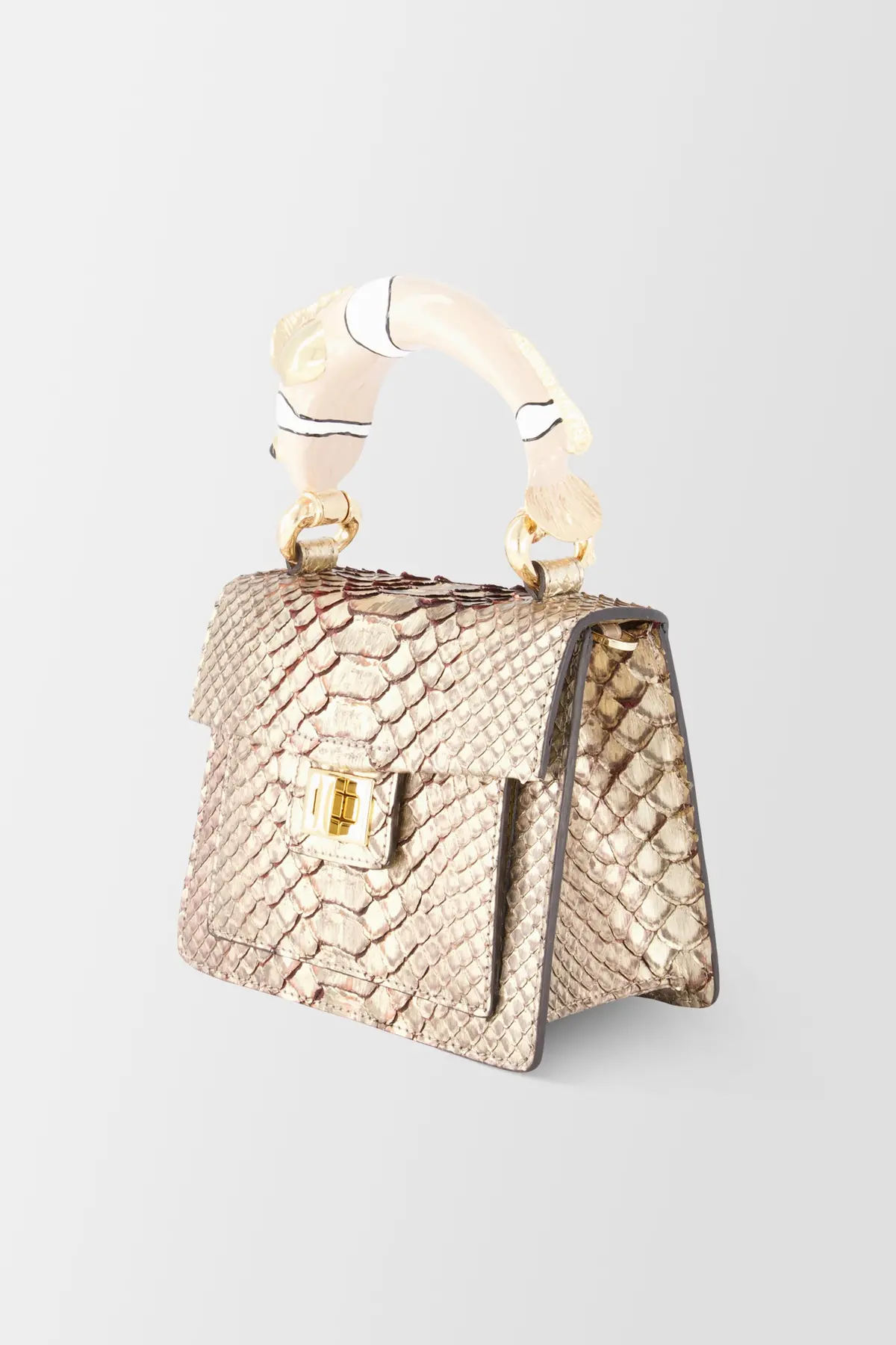 Krenoir Beige Fish Mini Kandie Handbag 1
