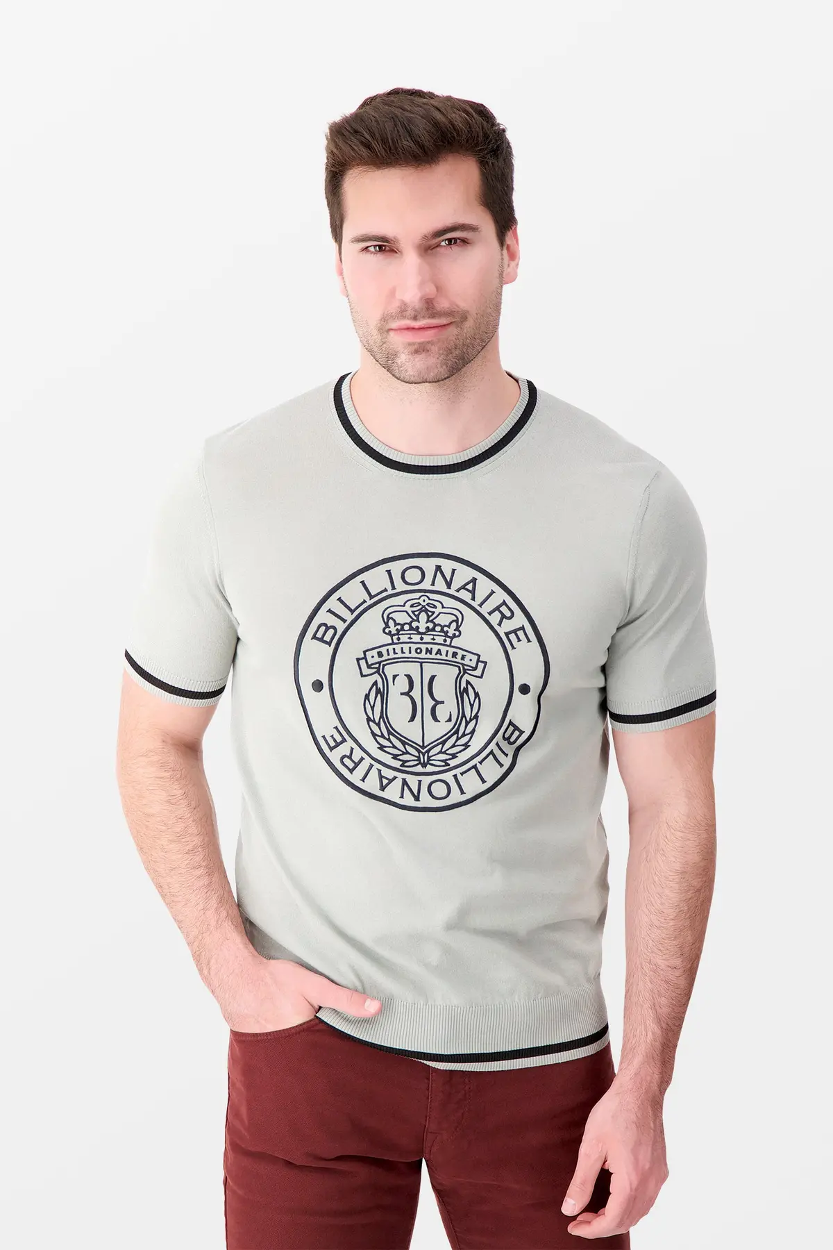Billionaire Grey T-Shirt 1