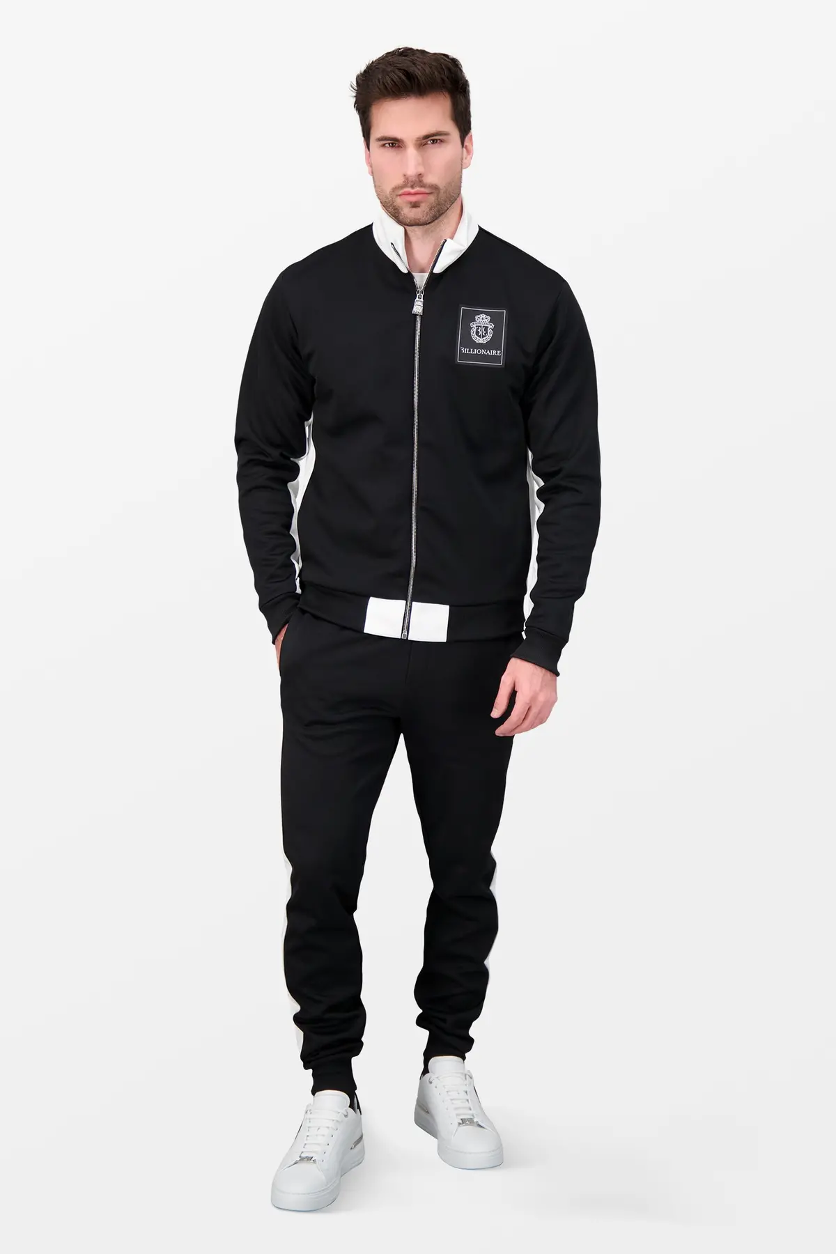 Billionaire Black/Gold Institutional Tracksuit 1