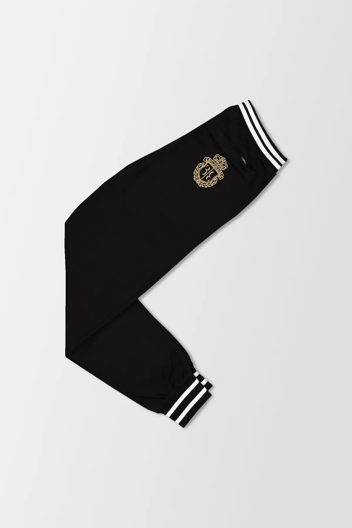 Billionaire Black/Gold Crest Jogging Trousers 3