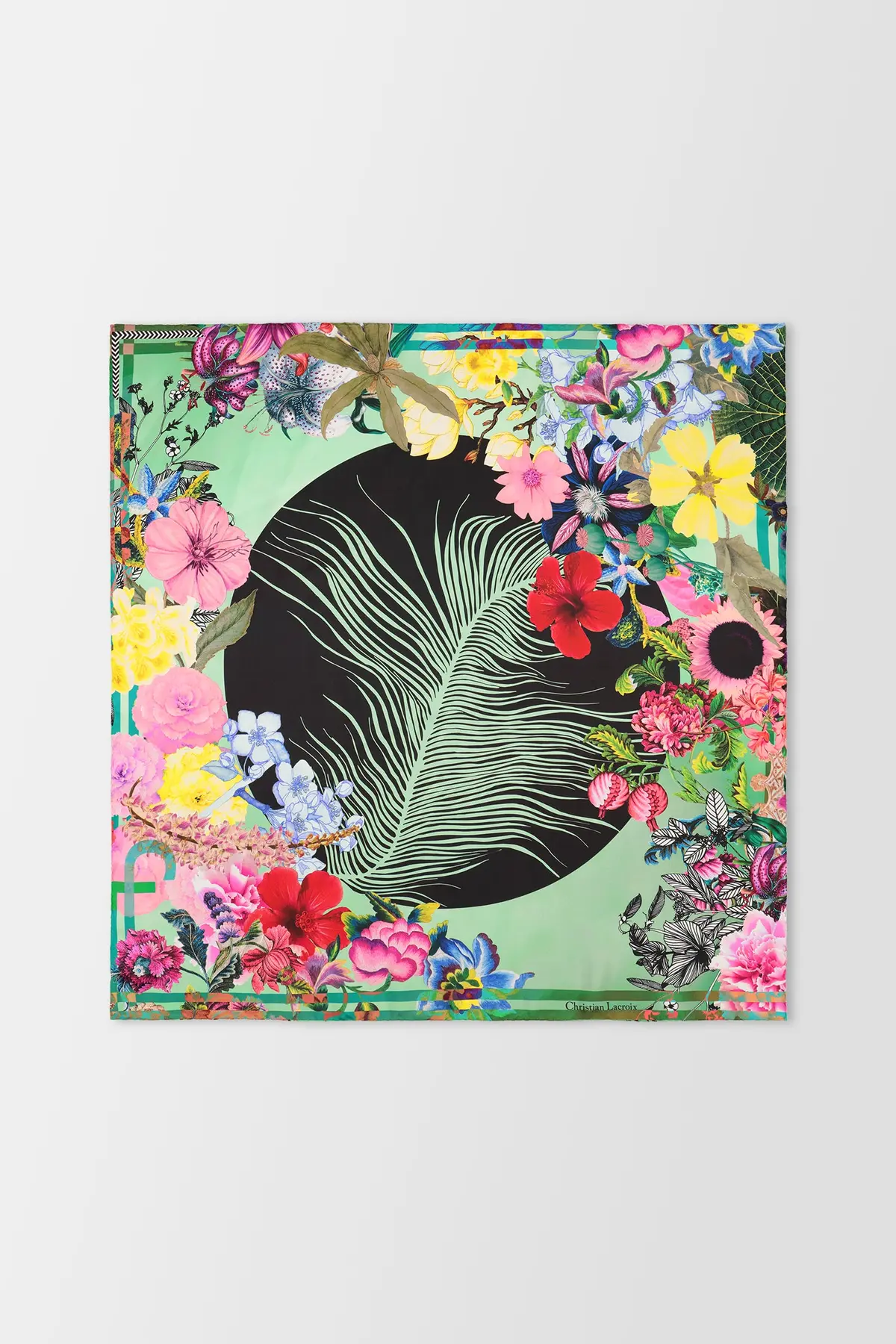Christian Lacroix Green Plume De Lune 1