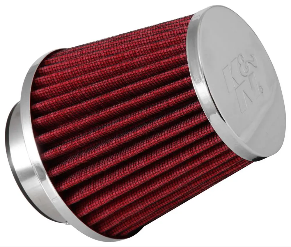 K&N Universal High-Flow Washable Air Filter – Red Dry Element Design 2