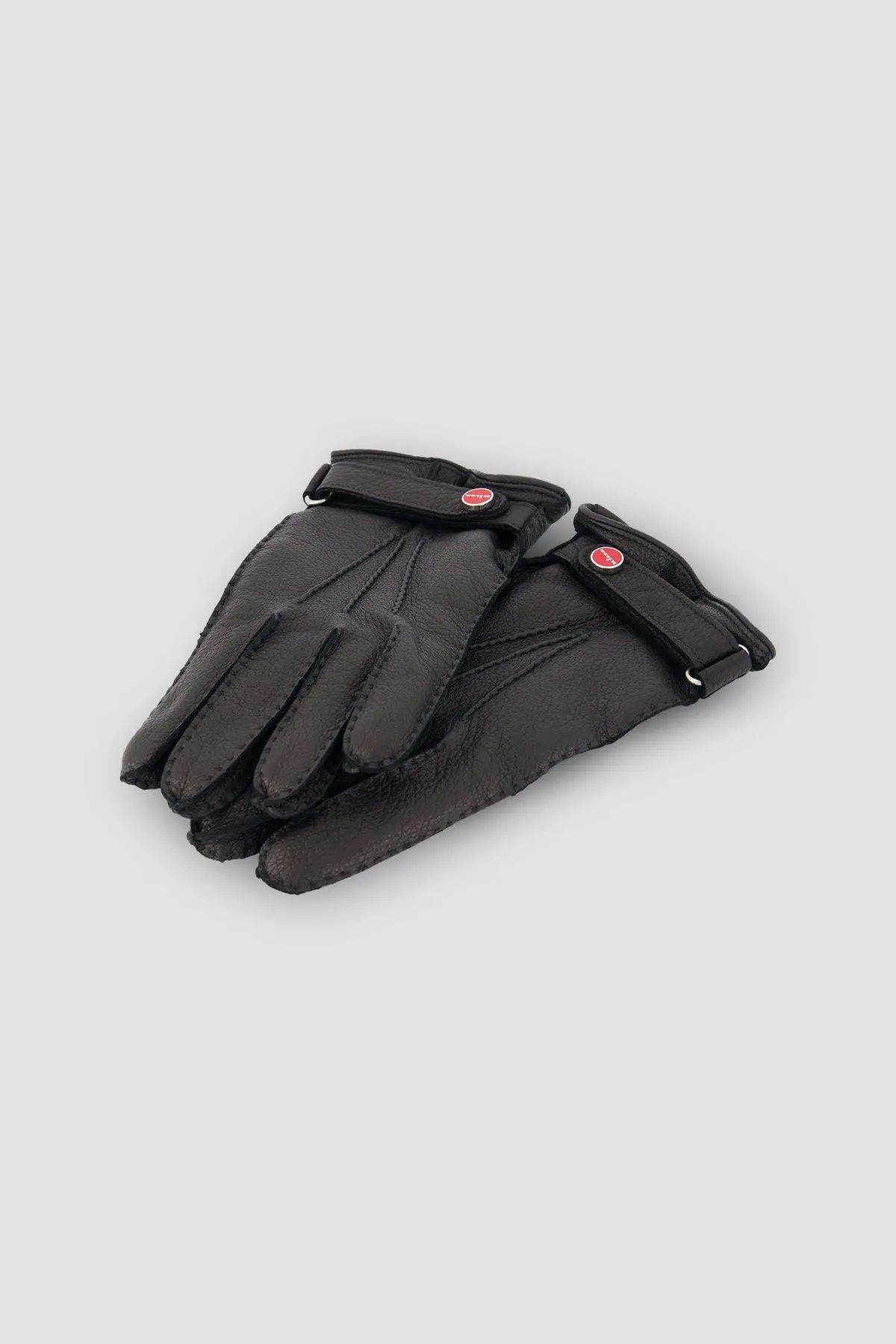 Kiton Brown Leather Gloves 1