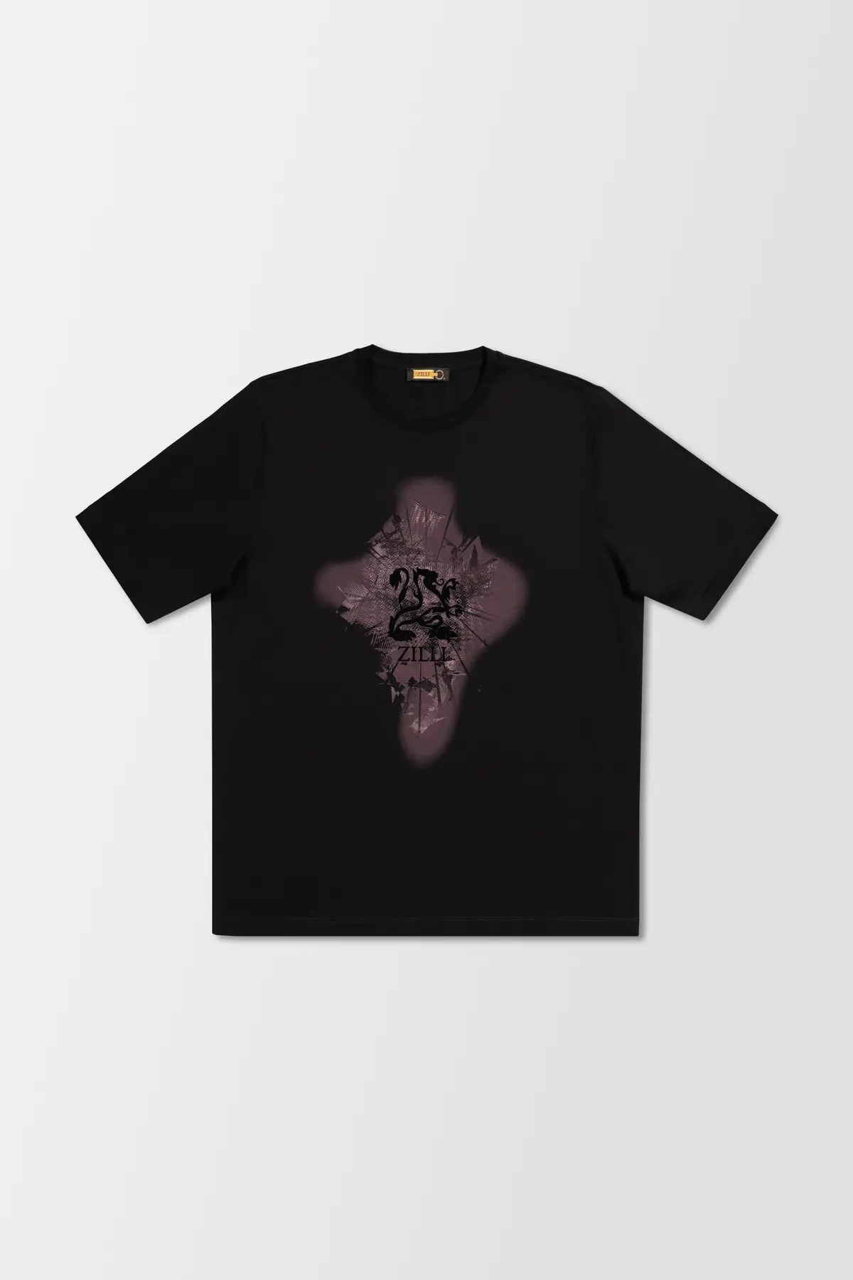 Zilli Black/Bordeaux Lion Flock T-Shirt 1