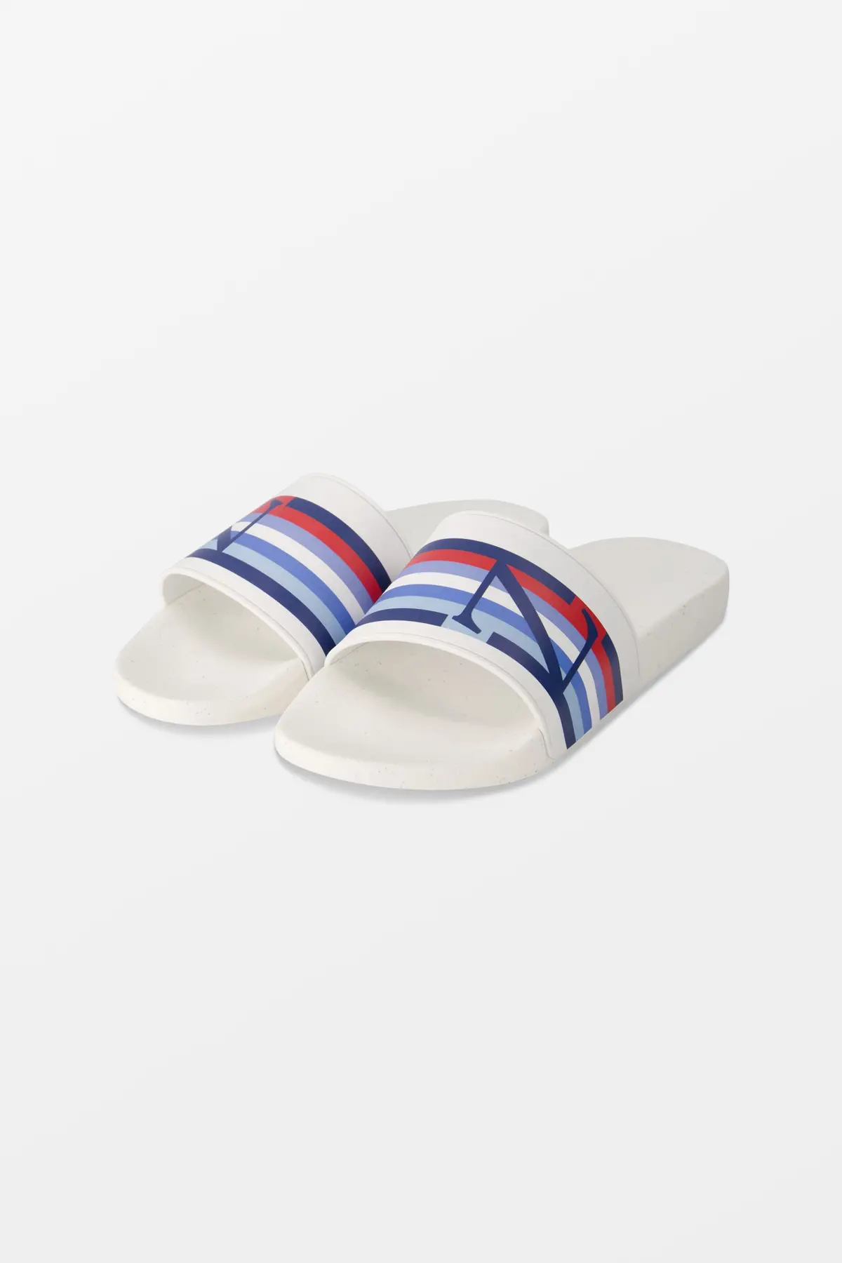 Zilli White Waterfront Slides 1