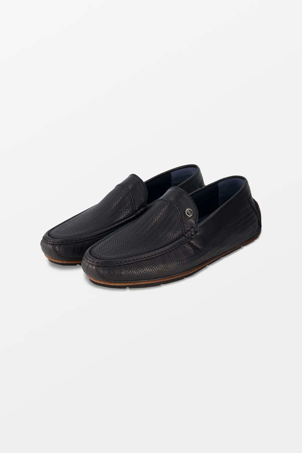 Zilli Black Casual Driving Moccasins 1