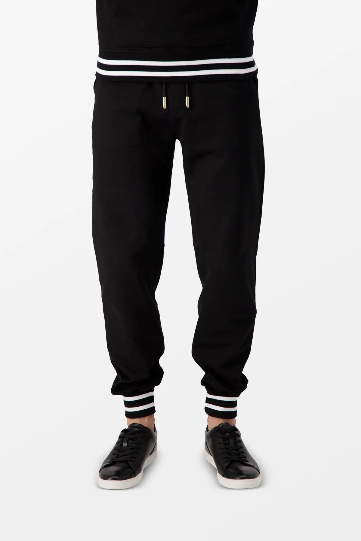 Billionaire Black/Gold Crest Jogging Trousers 2