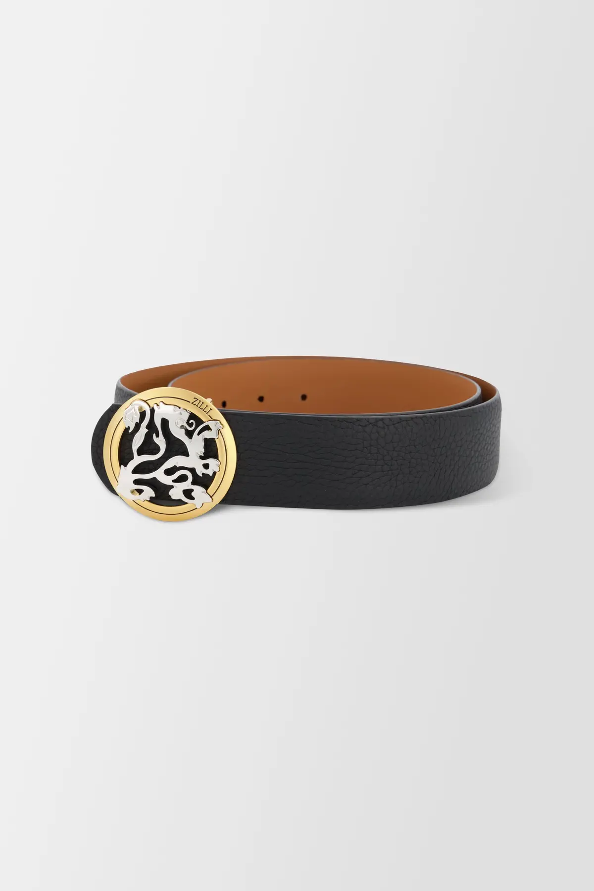 Zilli 40Mm Black Taurillon Graine Belt 1