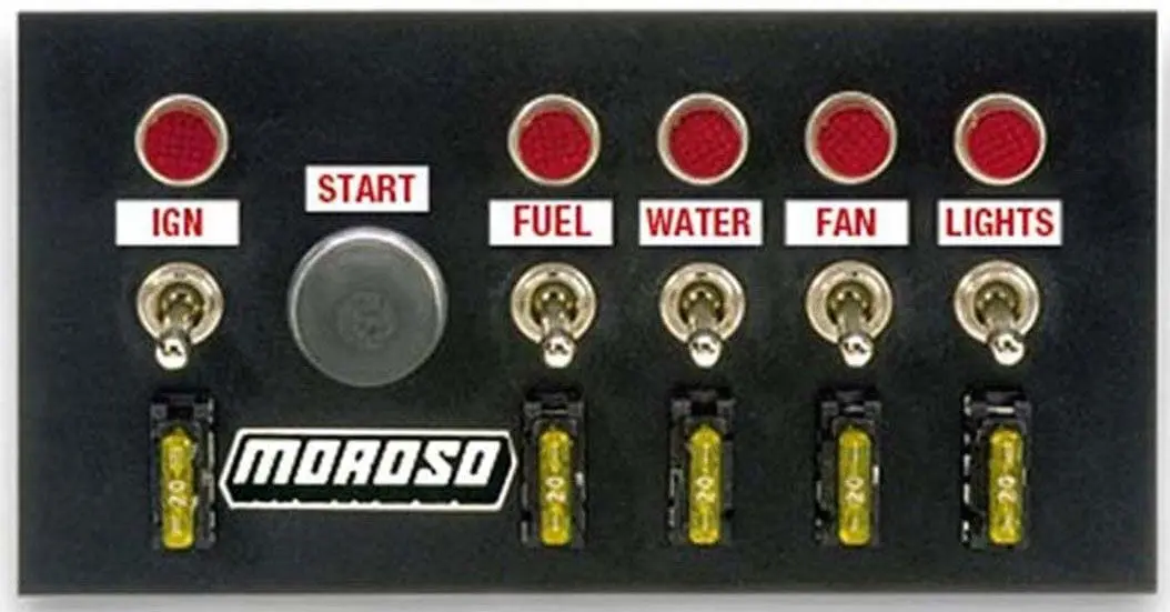 Race-Grade Drag Switch Panel – 4" X 7.75", Mo74131 With Mounting Hardware 1