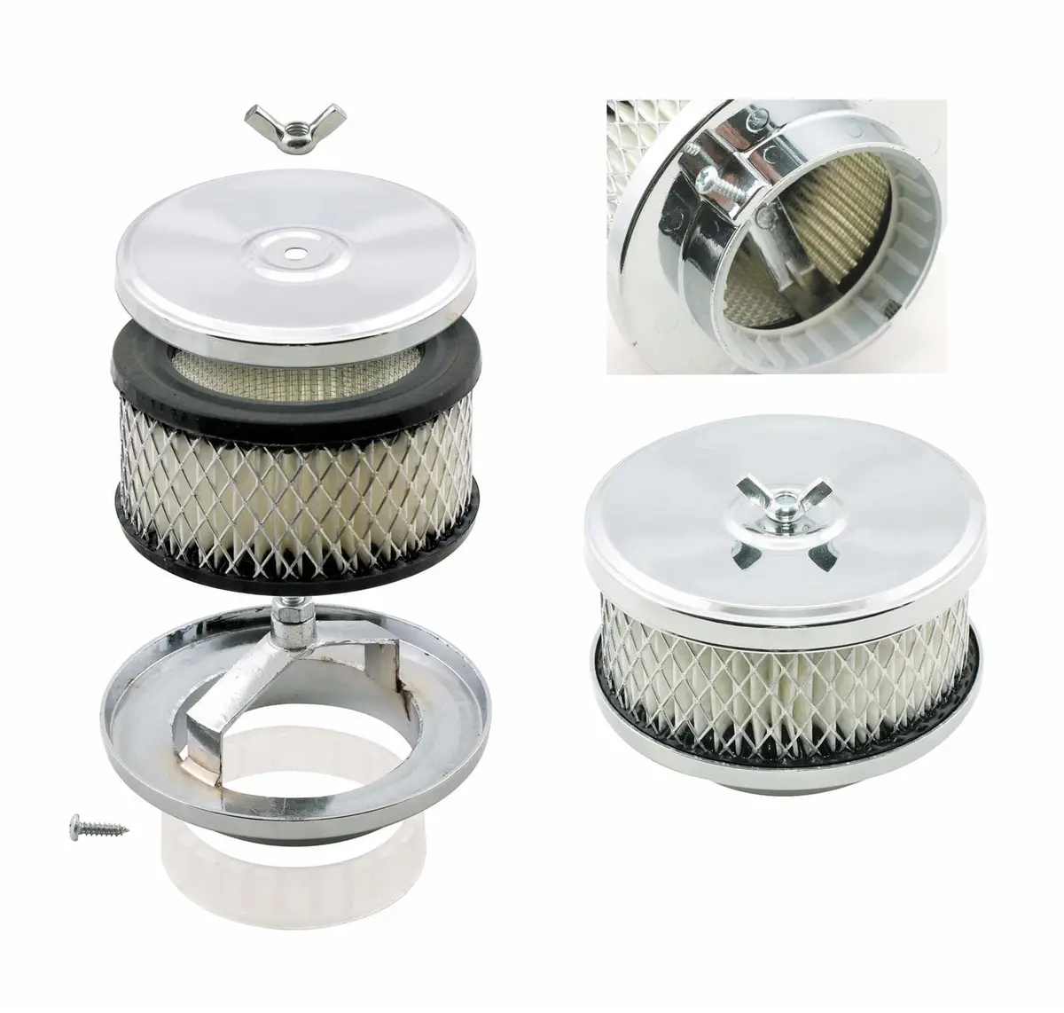 Mr. Gasket Deep-Dish Universal Air Cleaner For Carbureted Engines 1