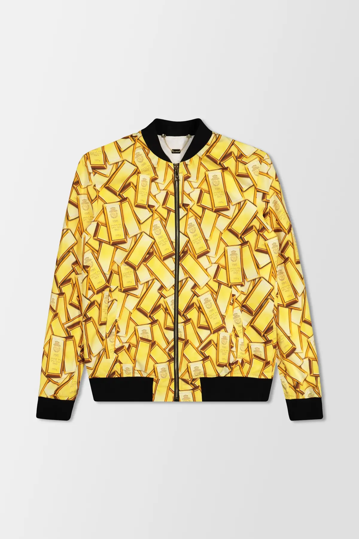 Billionaire Gold Bomber Jacket 1