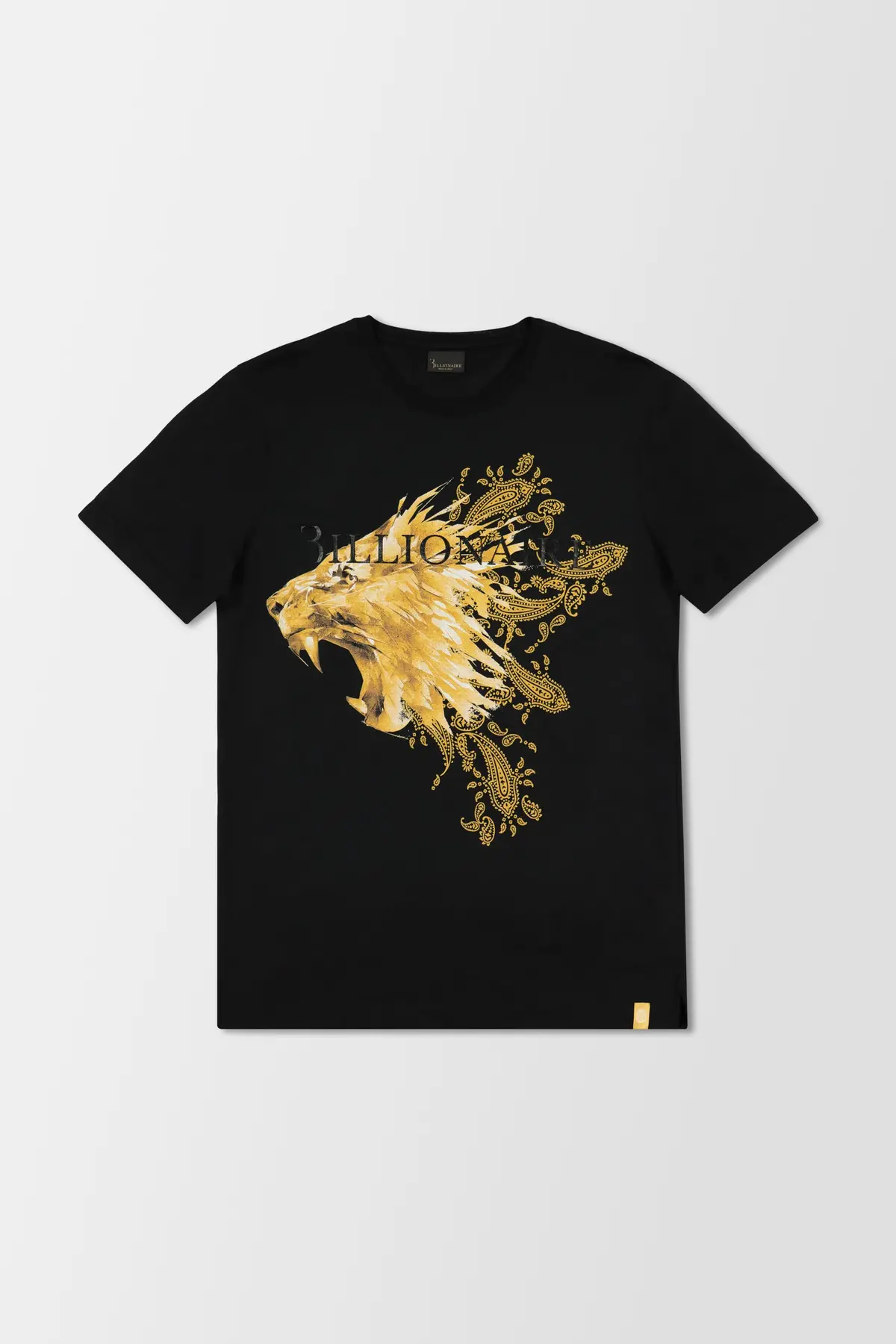 Billionaire Black/Gold Ss Lion T-Shirt 1
