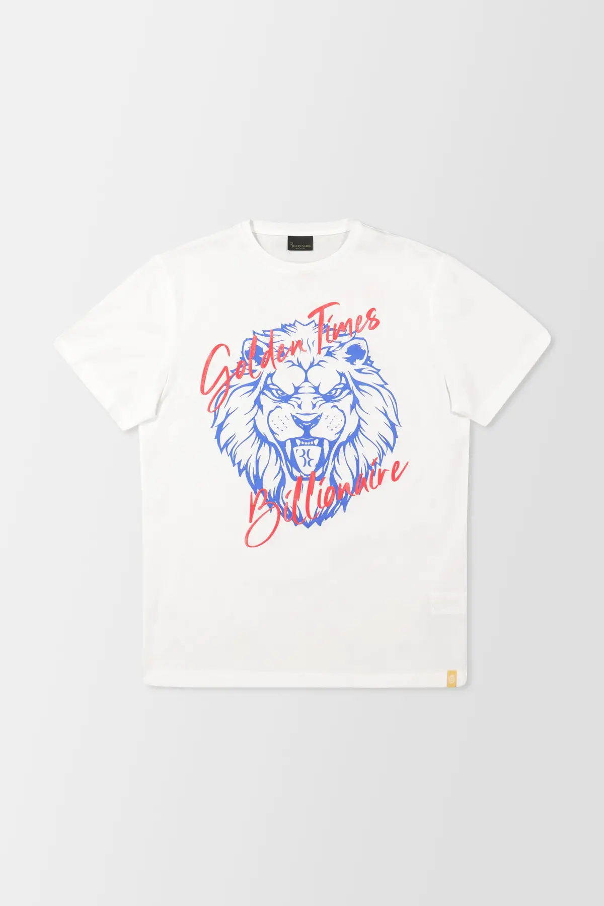Billionaire White Ss Lion Logo T-Shirt 1