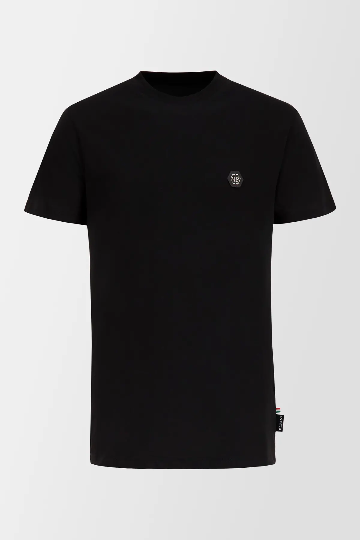 Philipp Plein Black Round Neck Ss Pp 1978 T-Shirt 1
