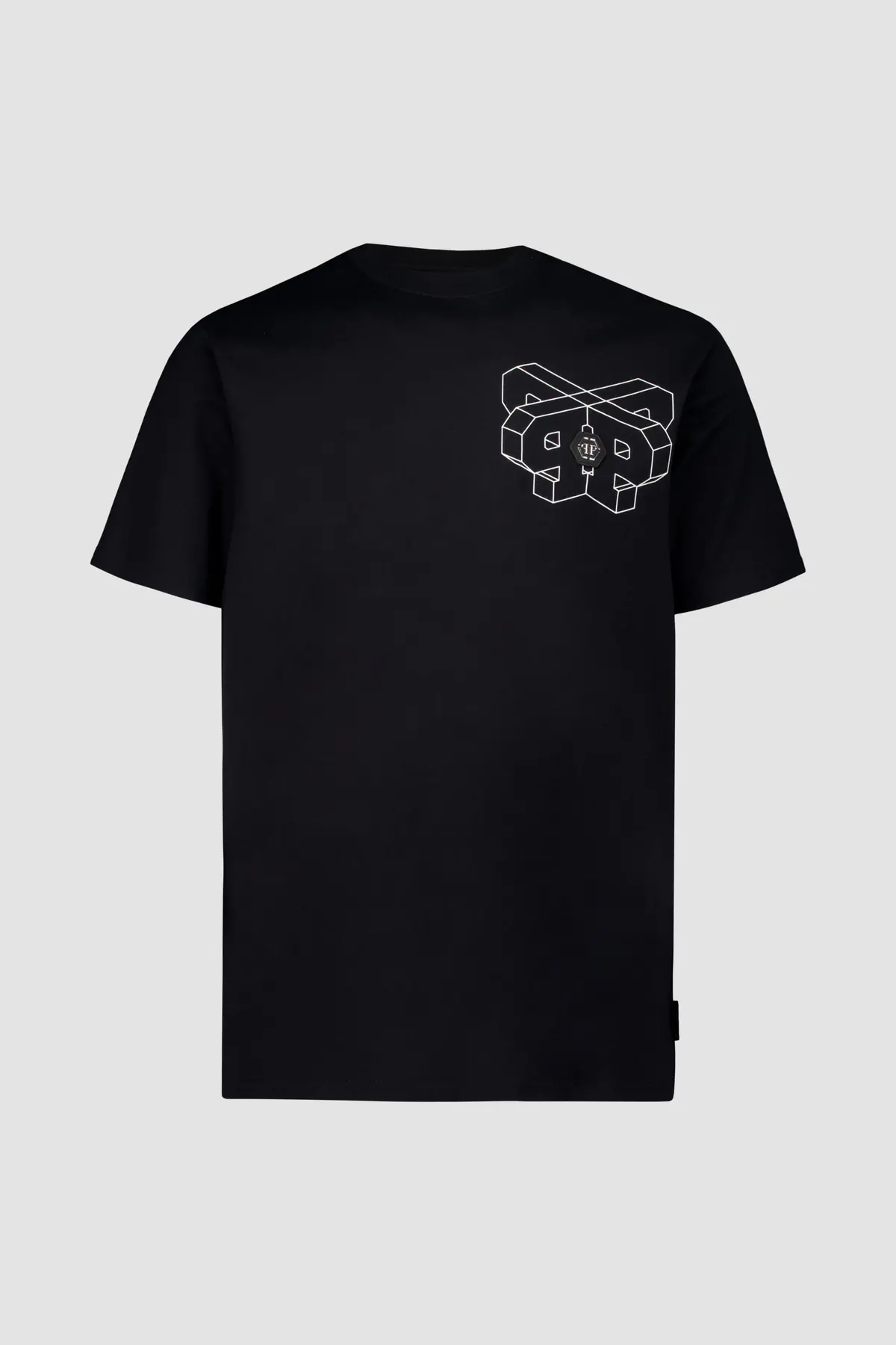 Philipp Plein Black Round Neck Ss Pak T-Shirt 1