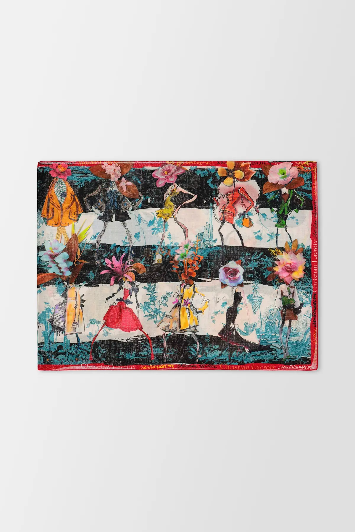 Christian Lacroix Les Filles En Fleur Wool 2 2
