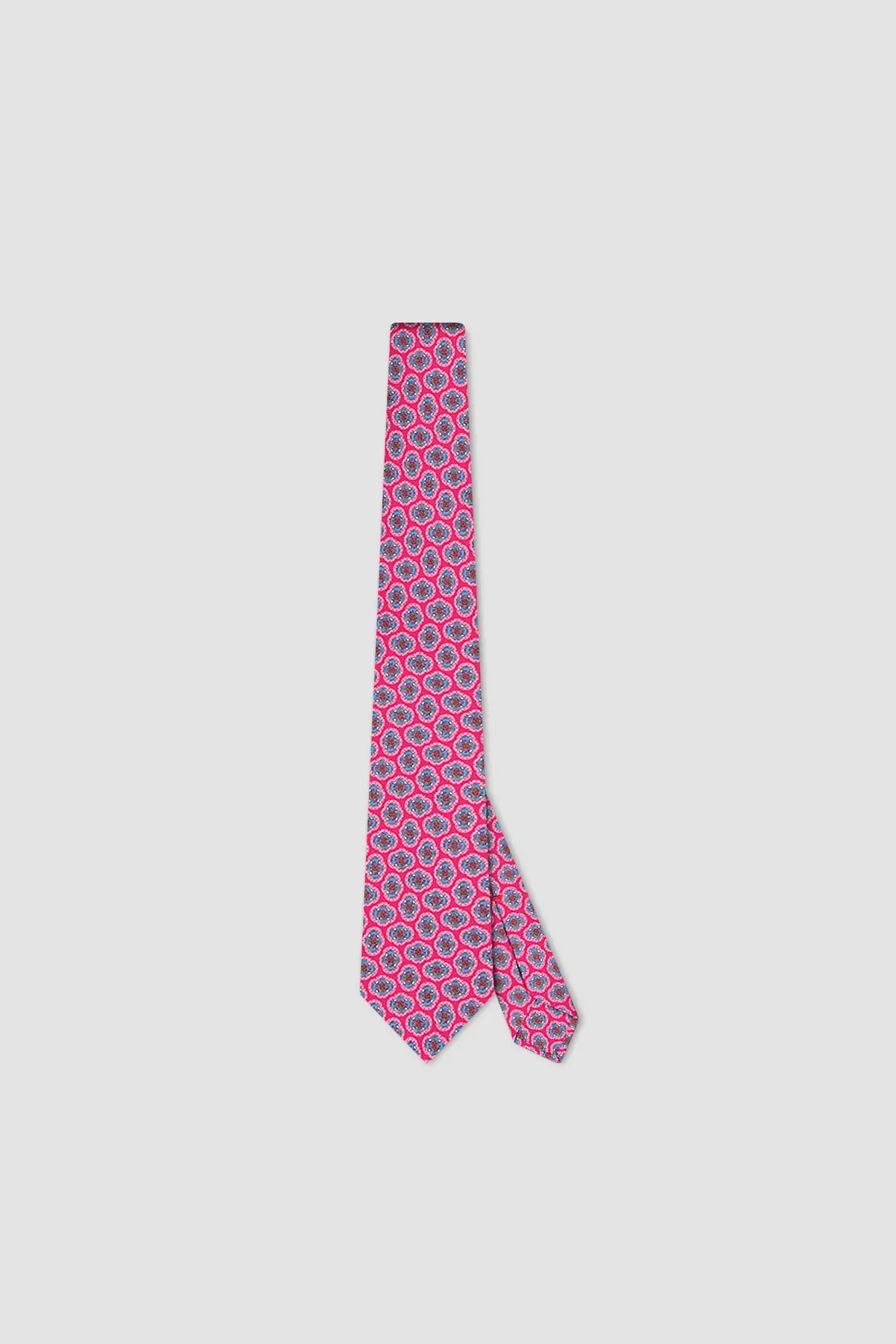 Kiton Pink Silk Tie 1