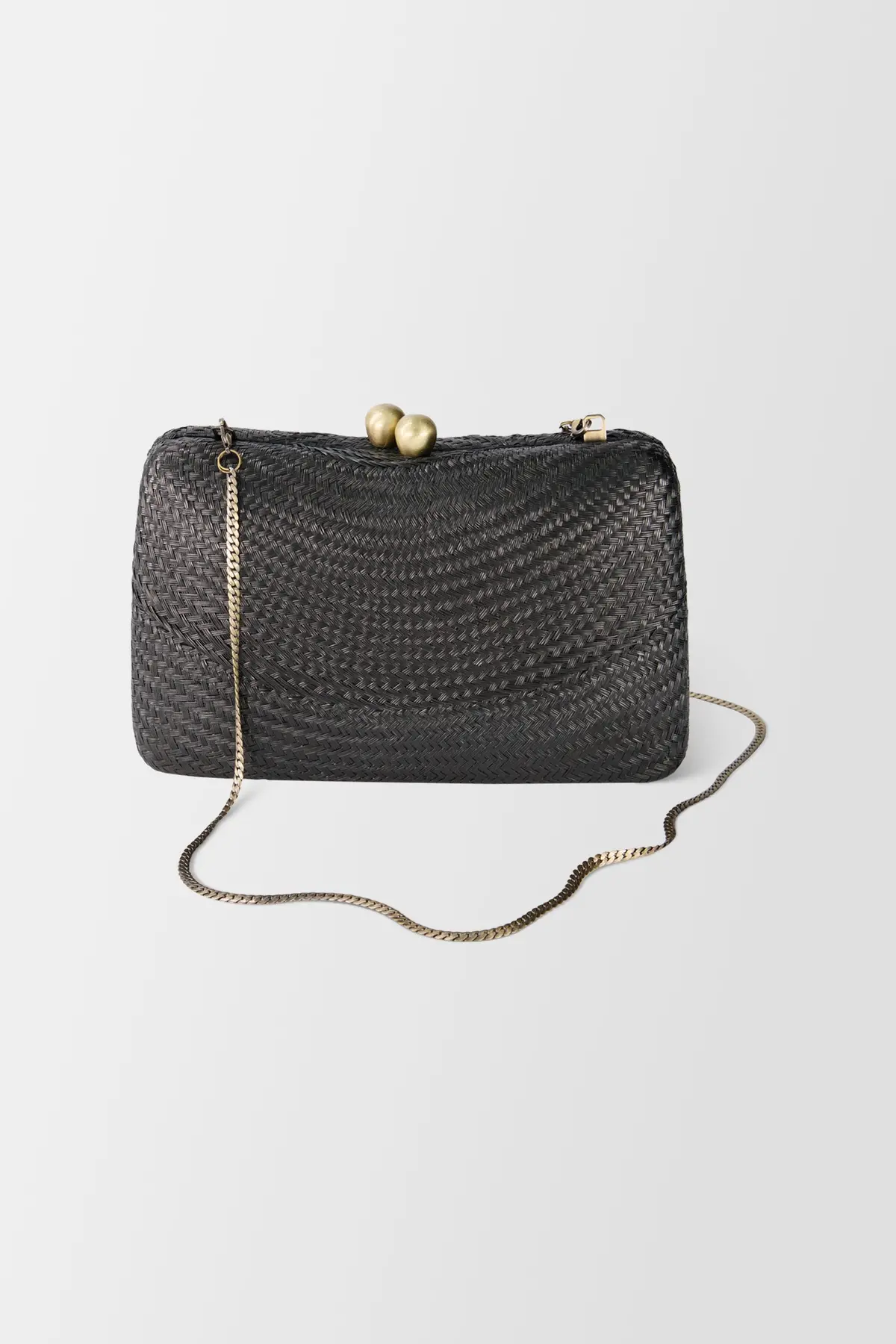 Serpui Black Marissa Bun Clutch 1