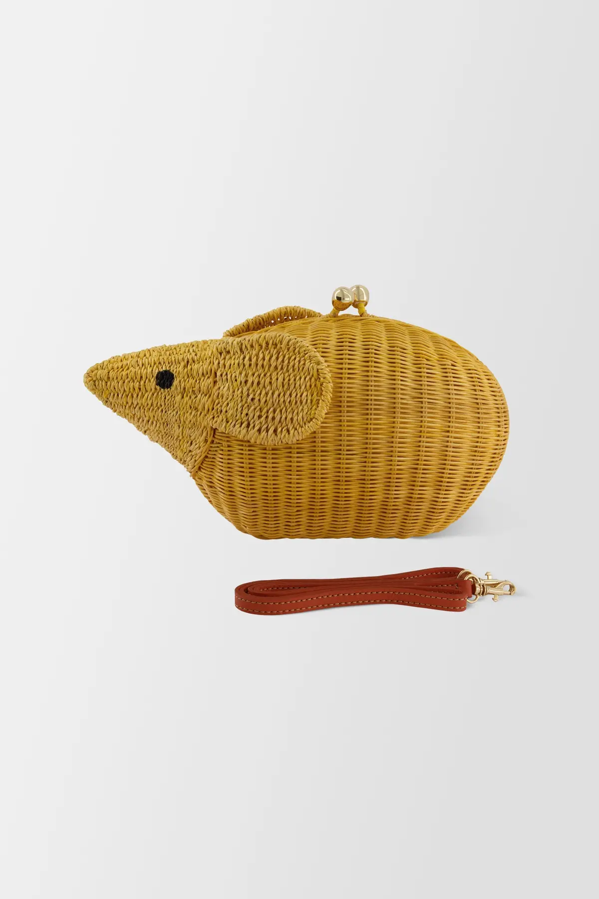 Serpui Yellow Mouse Clutch 1